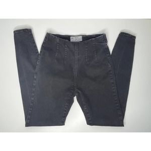 Free People Pull-On Skinny Jegging Jeans Black Size 26